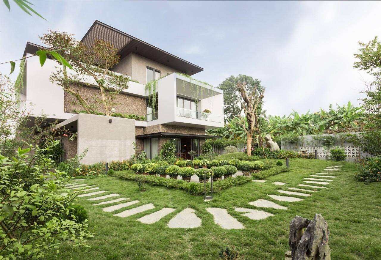 Thiết kế biệt thự 5 tỷ có sân vườn đẹp tại Quảng Ninh