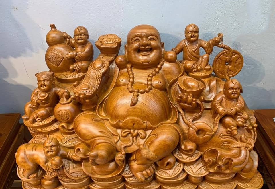 101+ hình ảnh Phật Di Lặc bằng gỗ và nhựa composite đẹp nhất 2021